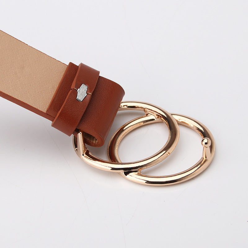 Double buckle belt