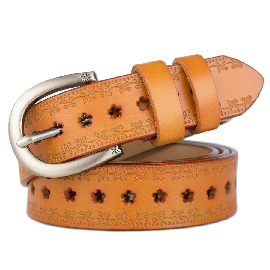 Ladies thin belt