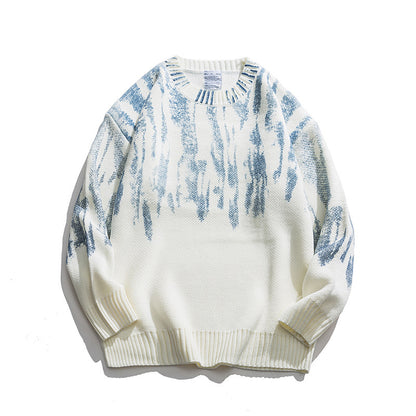 Japanese Retro Outerwear Sweaters Couples Loose Sweaters For Men And Women