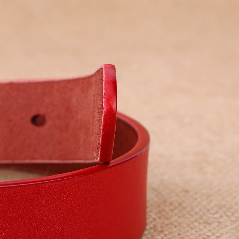 Round buckle belt