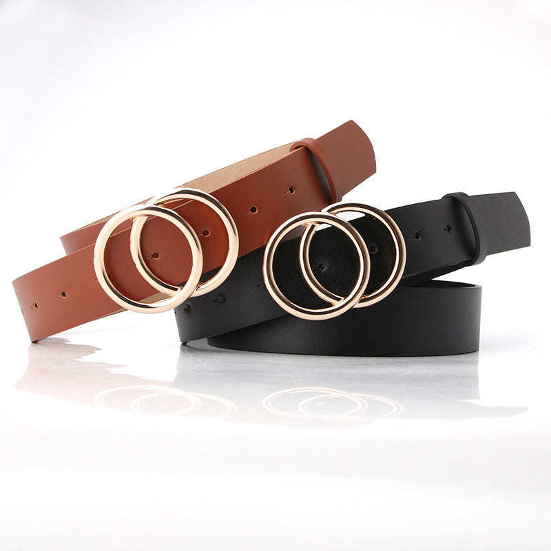Double buckle belt